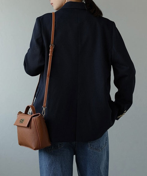 2WAYターンロックミニショルダーハンドバッグ 12-1174